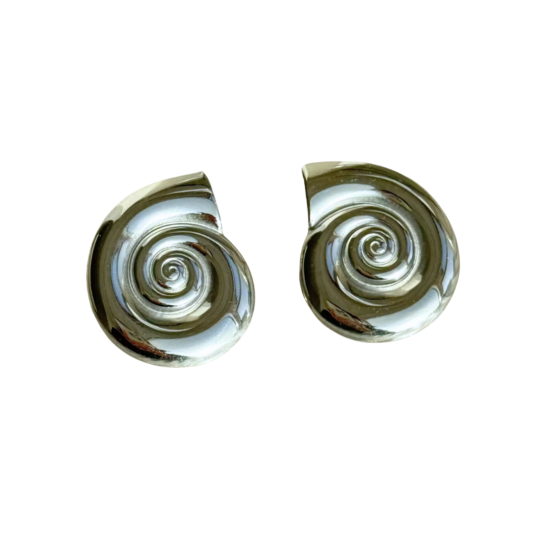Mediterranean Earrings in White Gold