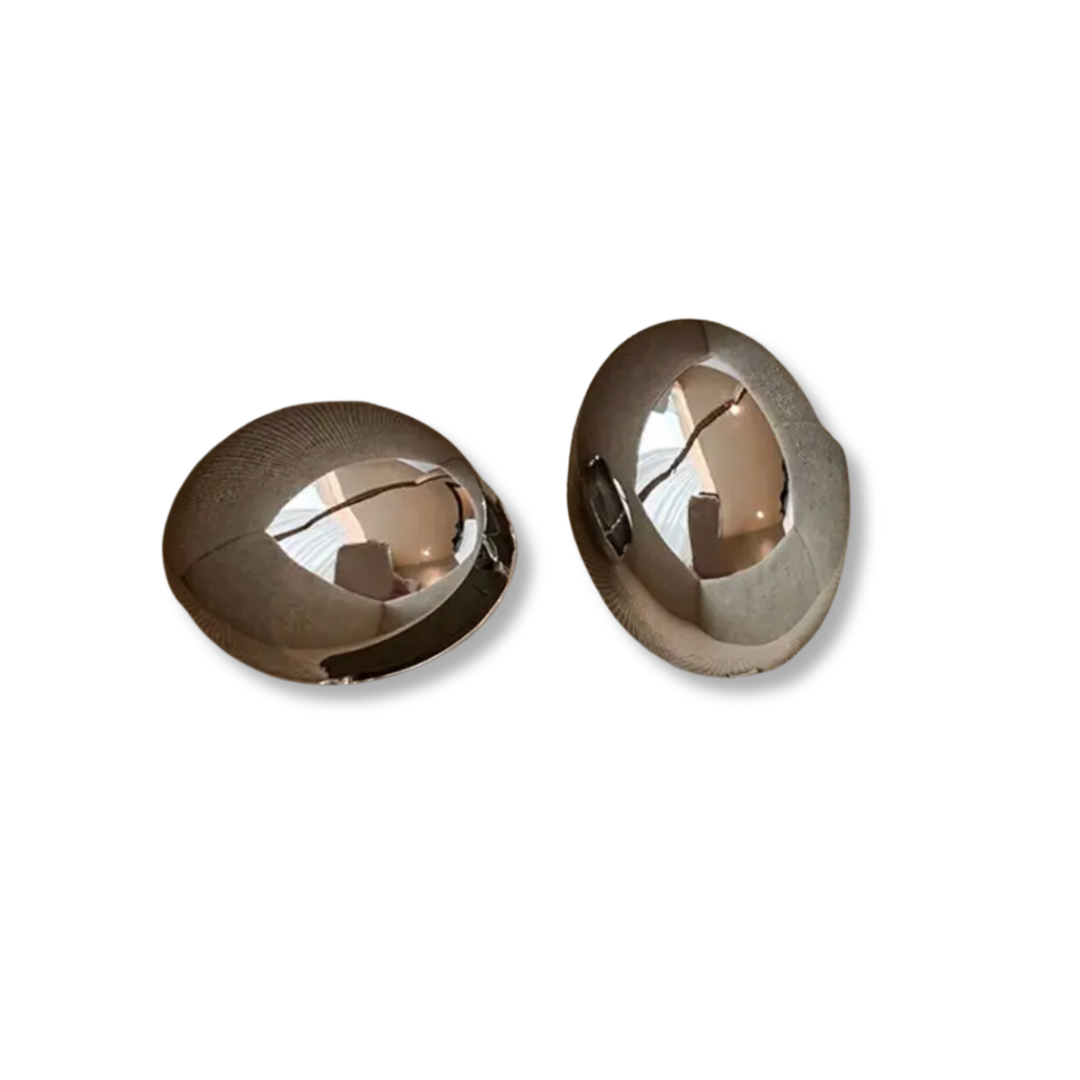 The Orb Earrings in Silver