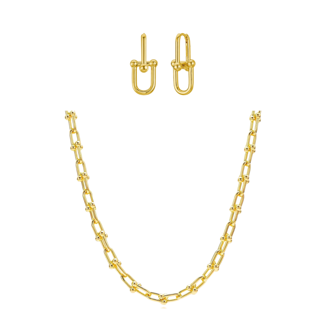 The Chainlink Set in Gold