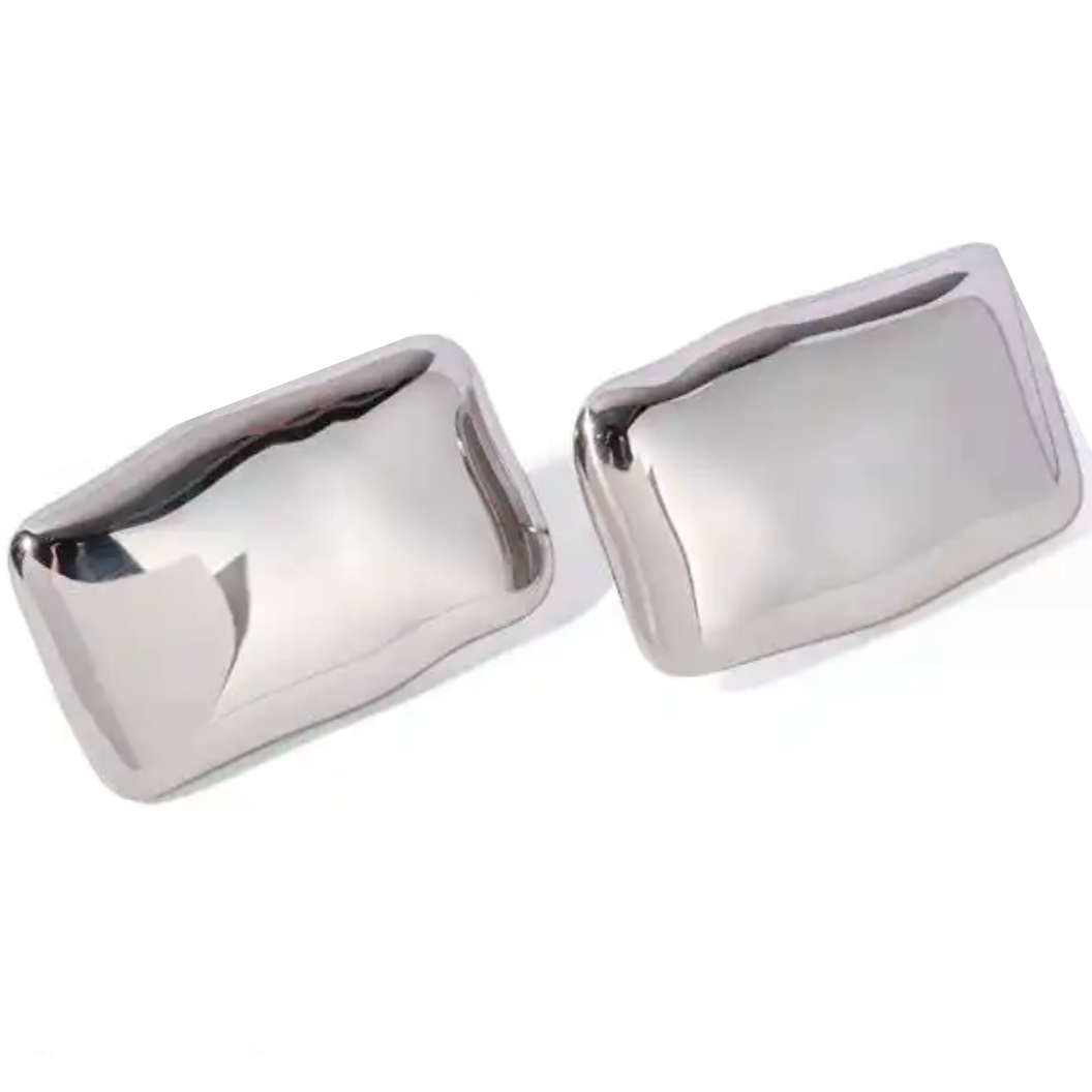 The Silver Bar Earrings