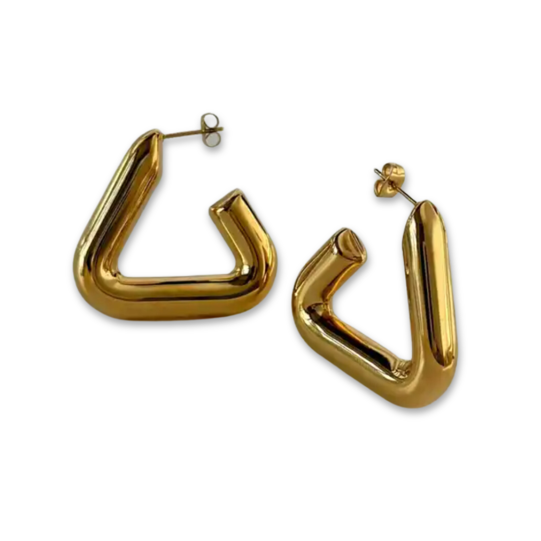 The Bold Triangle Hoop