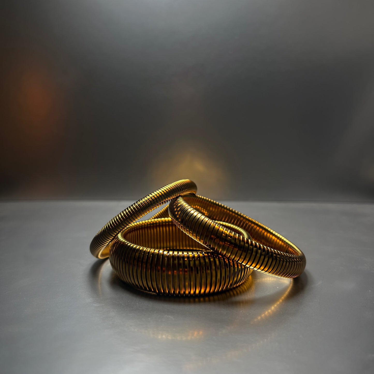 The Flex Chain Triple Bracelet Stack Set