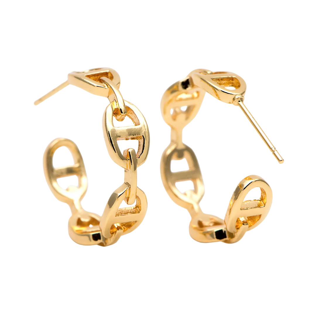 The Bridle Hoop Earrings