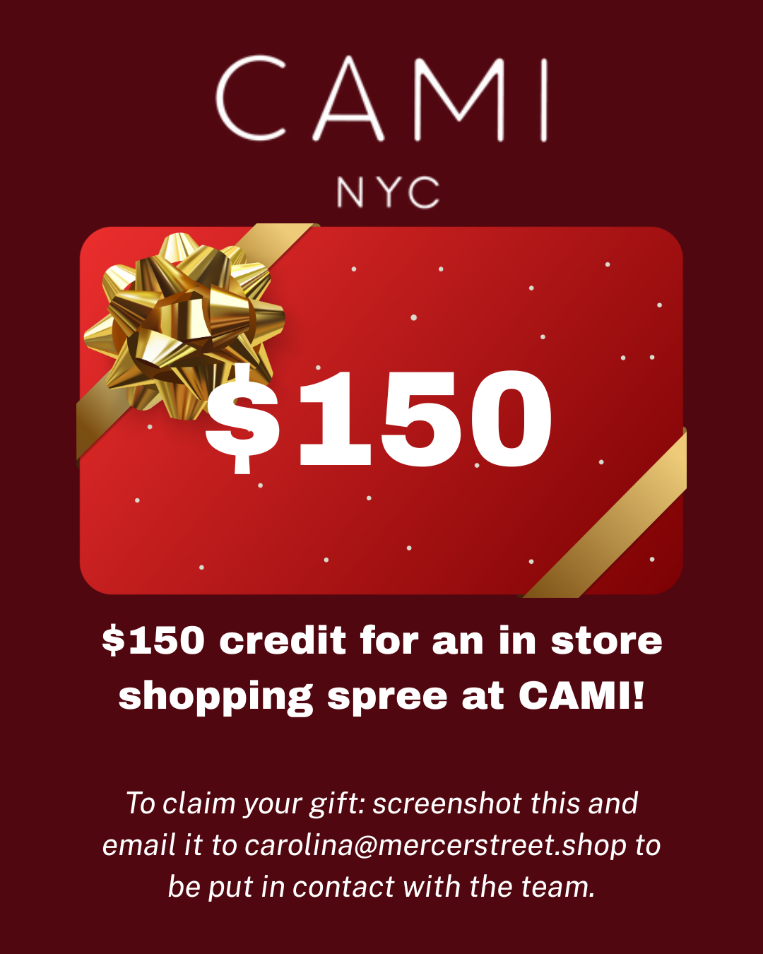 YOU'VE WON: SOMETHING CHIC