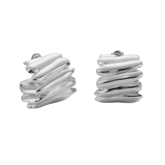 The Scultura Earrings in Silver