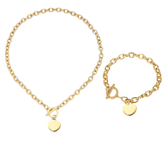 The Heart Set in Gold