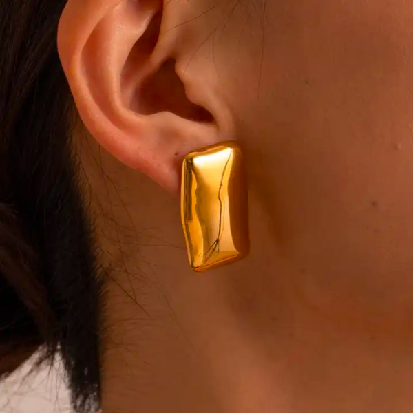 The Gold Bar Earrings – Mercer Street