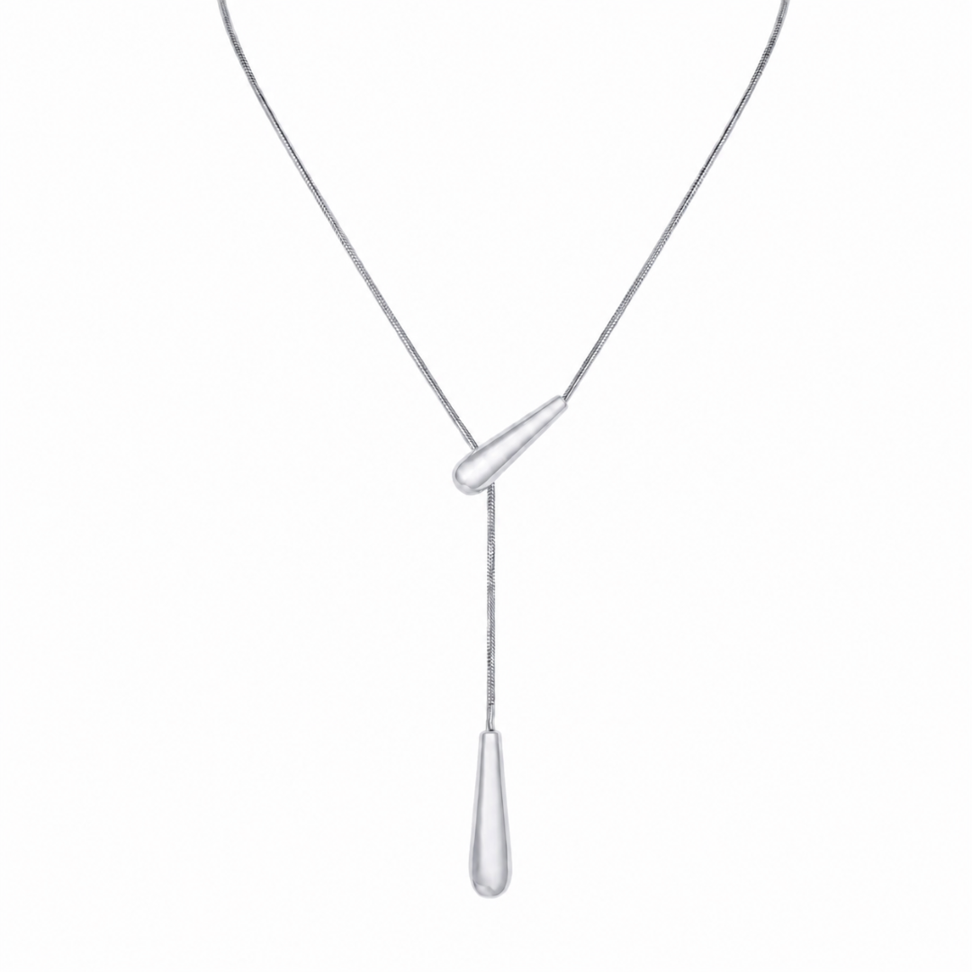 The Perry Street Pendant Necklace in Silver