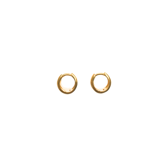 The Gold Huggie in 12mm