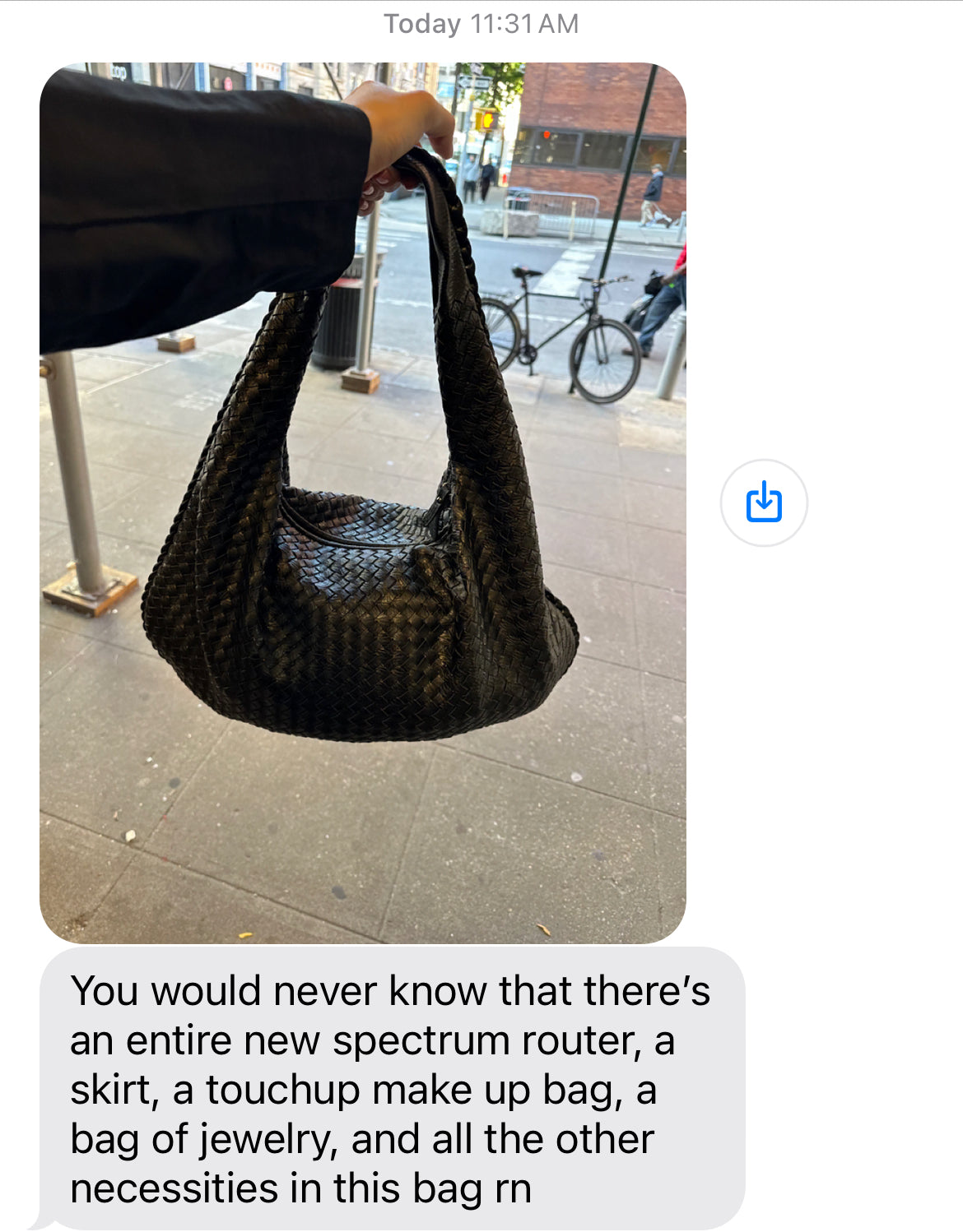 The West Village Bag in Noir
