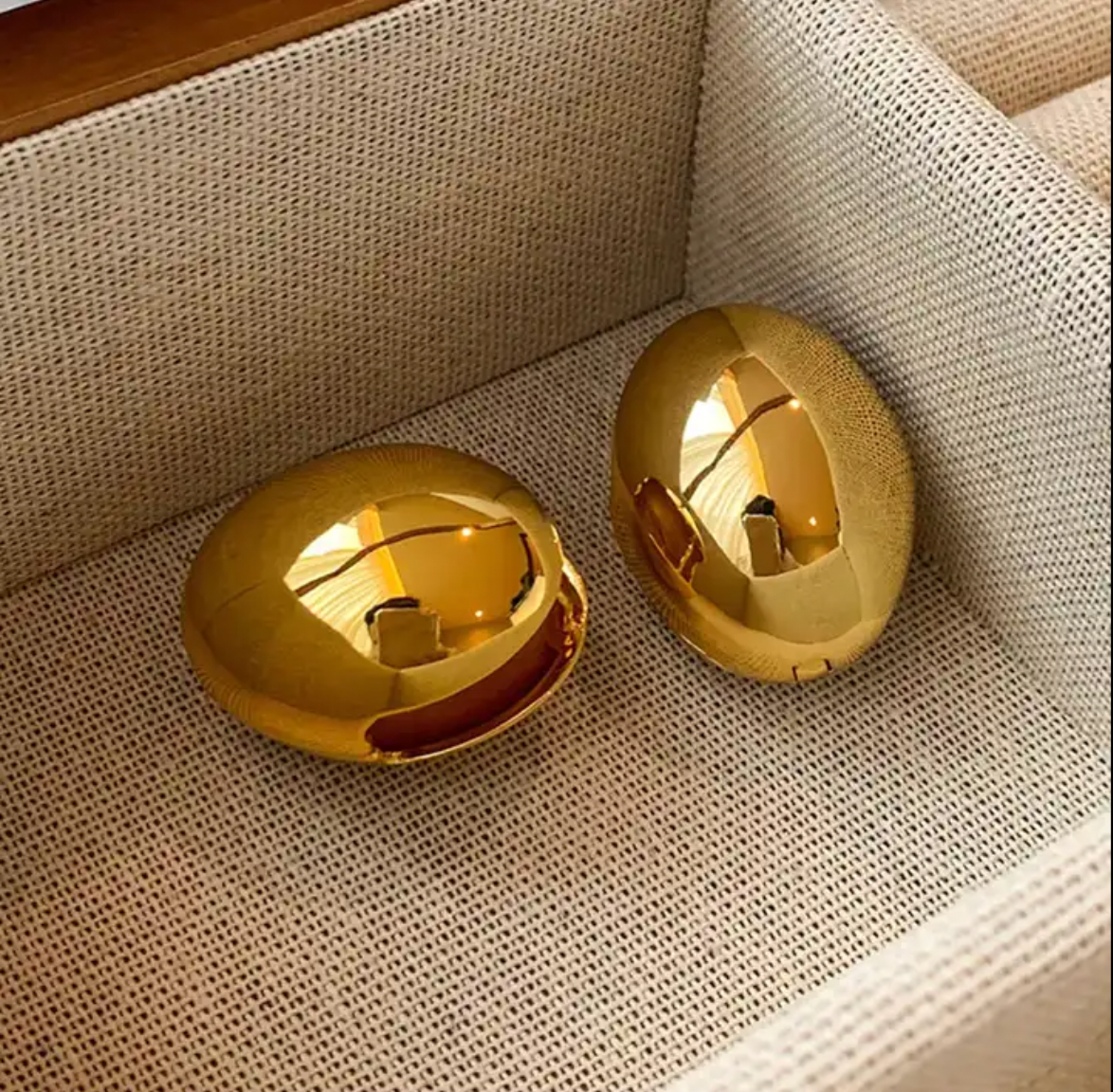 The Orb Earrings in Gold